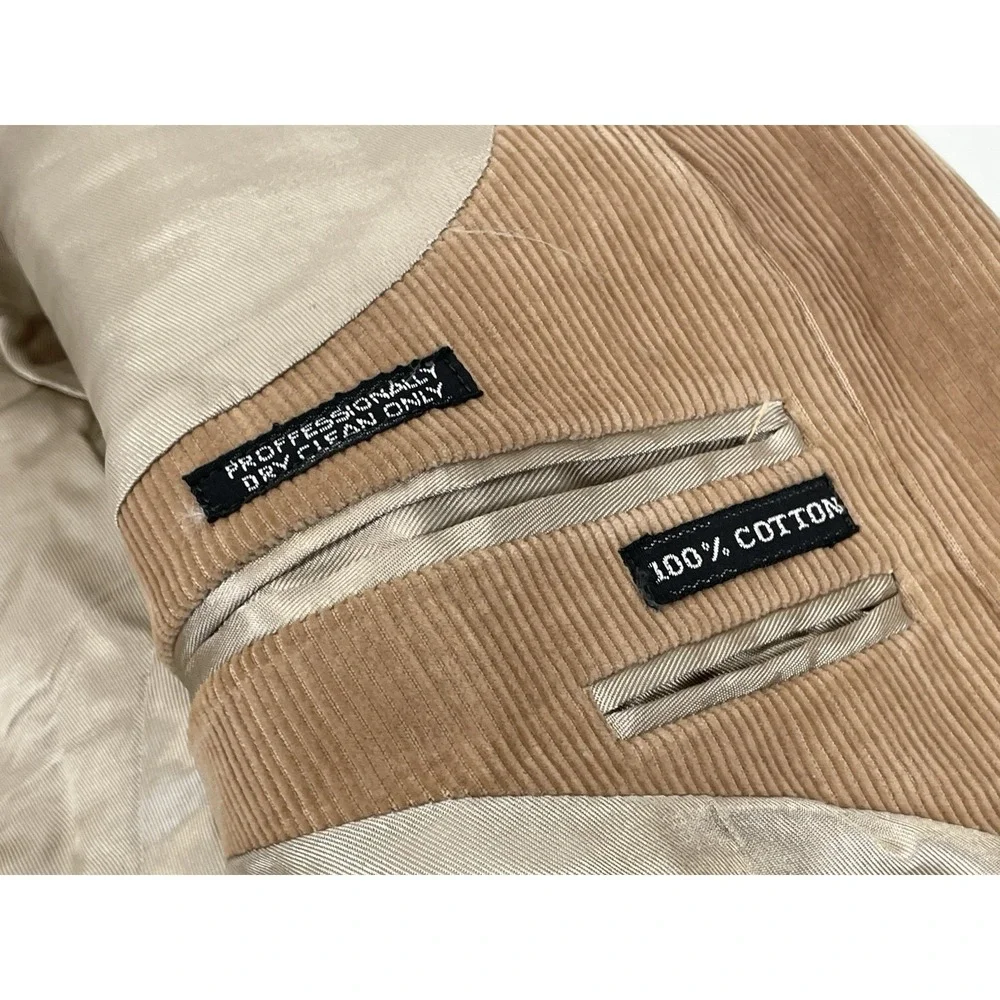 Sheplers Corduroy Elbow Pads Blazer Mens Size 42 Tan‎